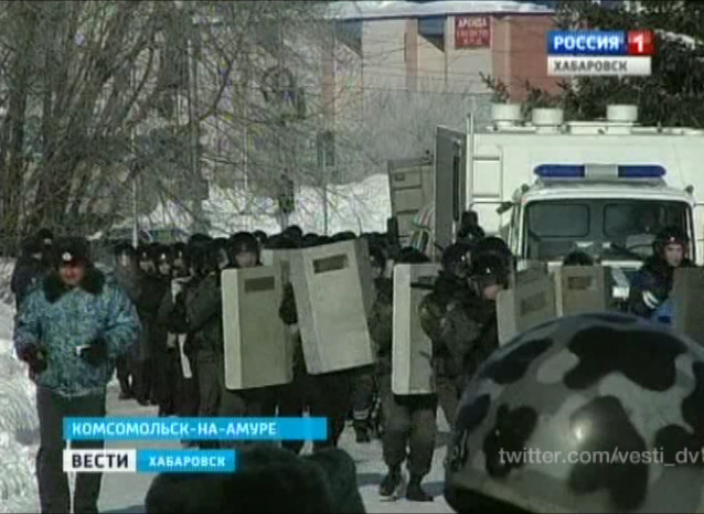 Учения по пресечению массовых беспорядков