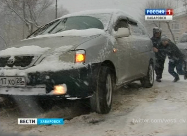 Дороги в сугробах