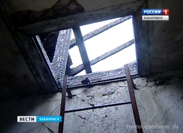 Погорельцы под дождем