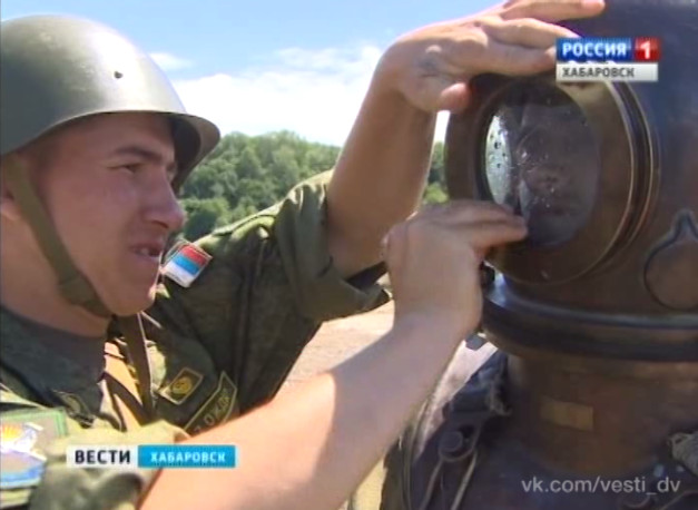 Учения водолазов ВВО