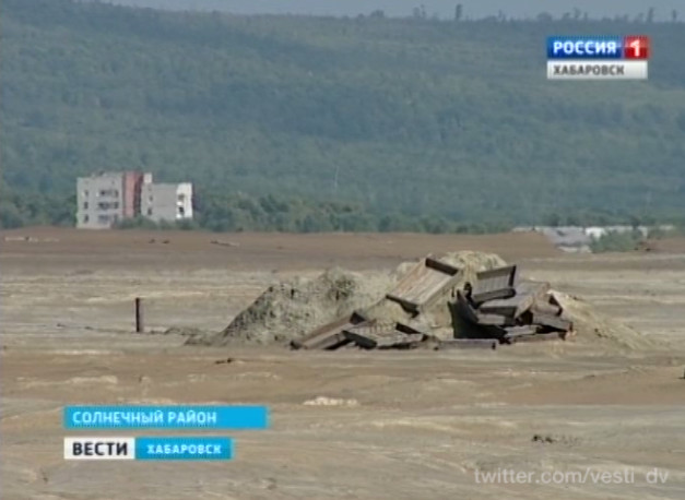 Хвостохранилище в Солнечном районе