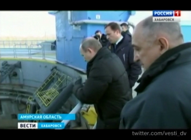 Владимир Путин прибыл на космодром «Восточный»