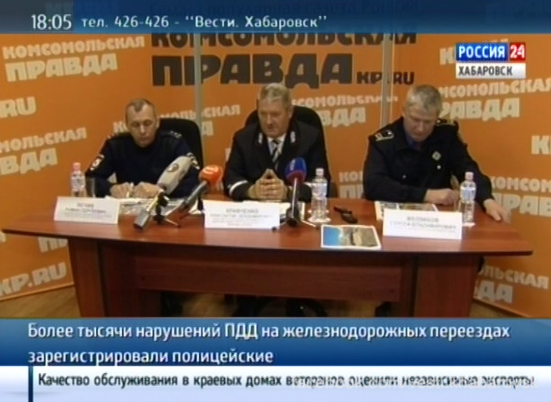 Безопасность на железнодорожных переездах