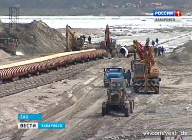 Пуск Тунгусского водозабора