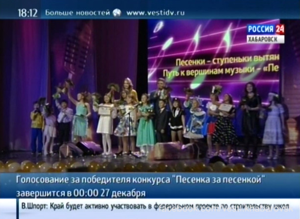 Голосование за победителя конкурса «Песенка за песенкой»