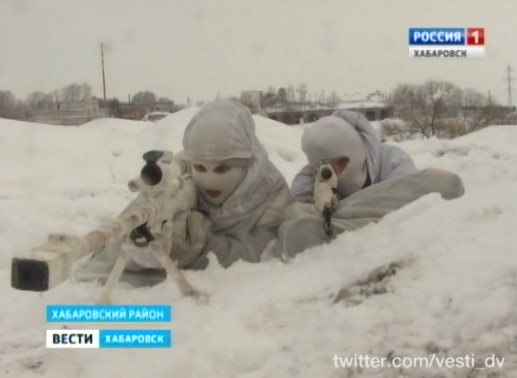 Учения снайперов Восточного военного округа