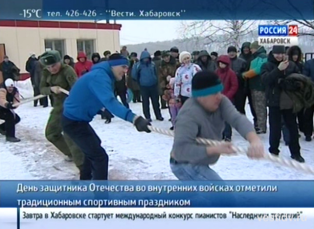 Спортивный праздник внутренних войск