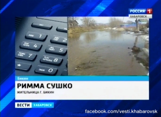 Паводок в Бикине