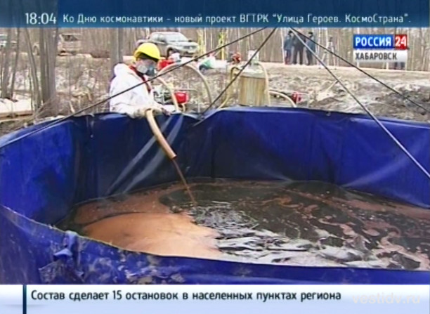 Прокурорская проверка факту разлива нефти в Комсомольском районе