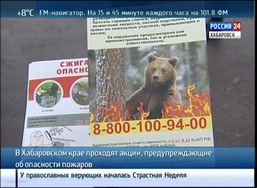 Предупреждение о пожарах