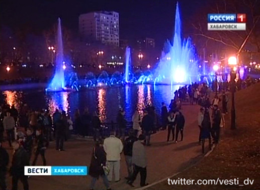 Открытие сезона фонтанов