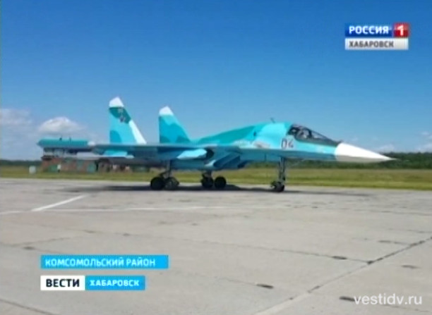 Первые вылеты истребителей Су-34