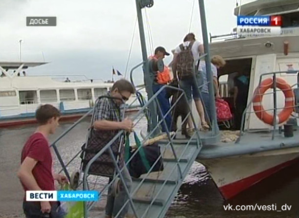 В августе отменят теплоходы
