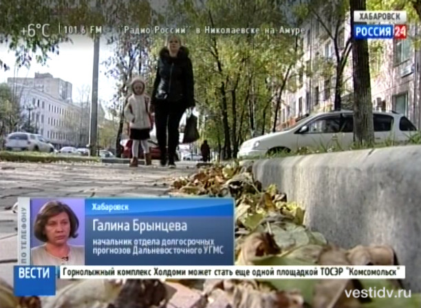 Холодовой циклон в Хабаровском крае