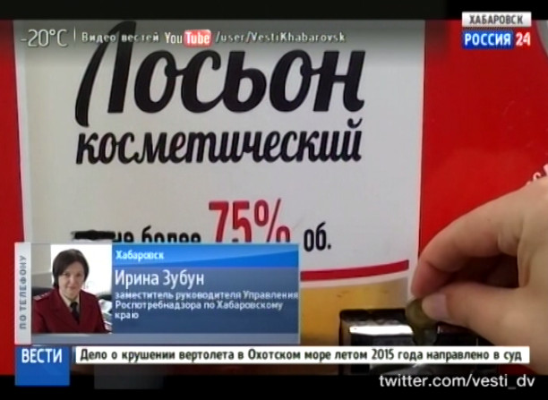 Приостановление продажи спиртосодержащей непищевой продукции