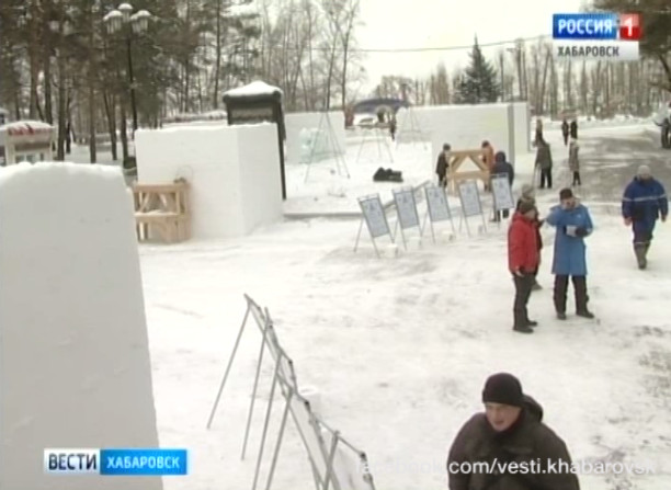 Фестиваль снежных фигур на Центральной набережной