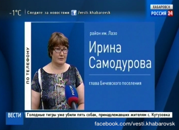 Тигры держат в страхе жителей села Кутузовка