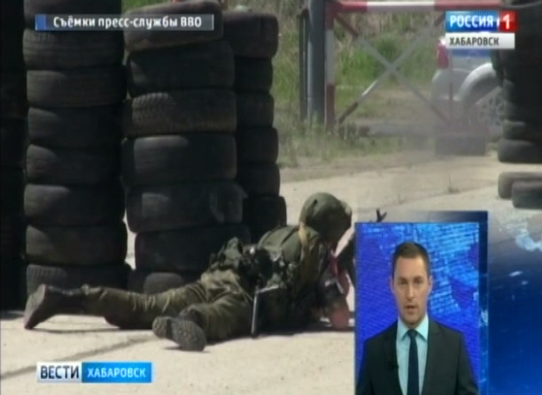 Учения полицейских ВВО