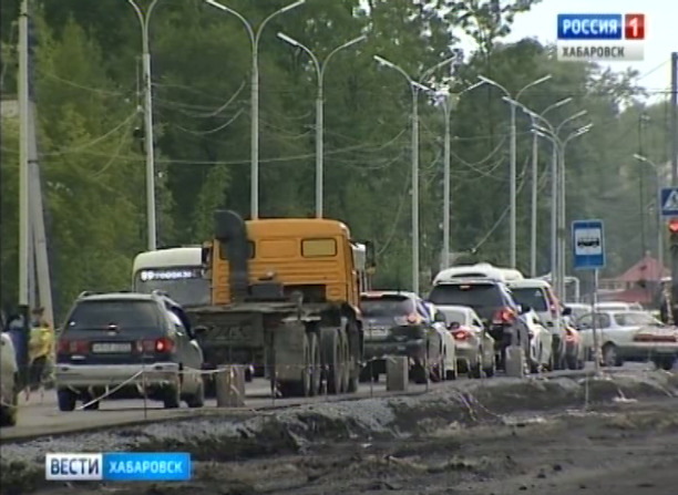 Дорожный ремонт мешает всем