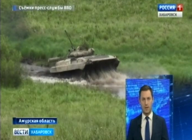Учения мотострелков ВВО