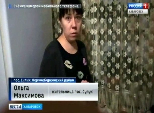 Поселок Сулук замерзает
