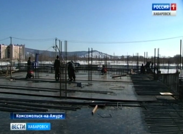 Строительство детского больничного комплекса в Комсомольске