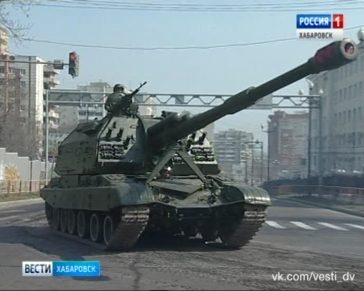 «След» репетиции парада