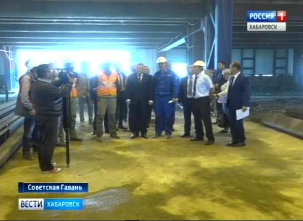 Губернатор в Ванино и Советской Гавани