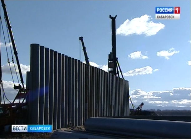 Строительство дамбы