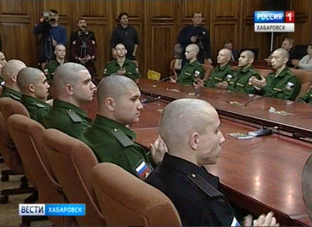 Призывников провожают