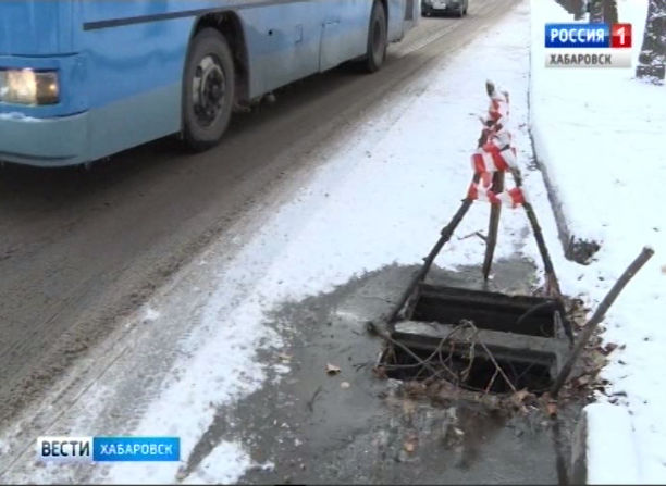 Решетки с ливневок воруют