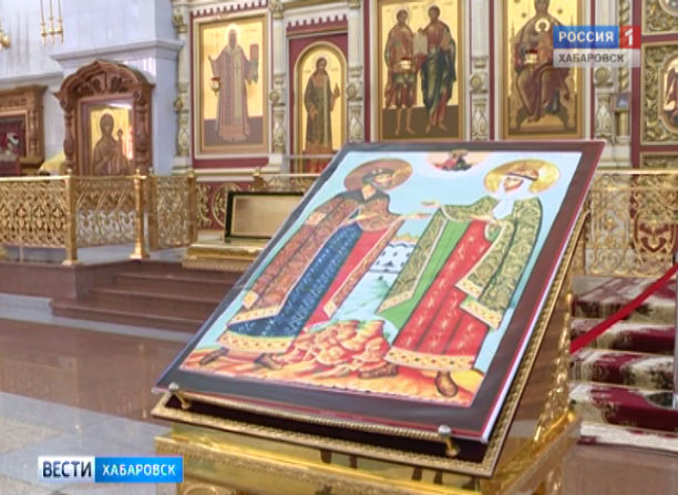Икона Петра и Февронии