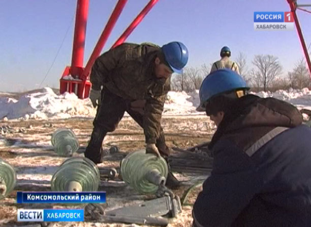 Энергомост под Комсомольском