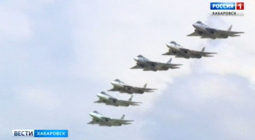 Три авиаполка СУ-57