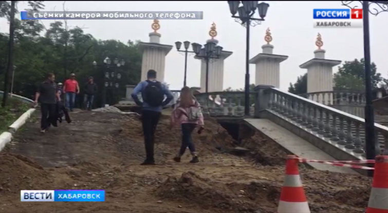 Затопило новую лестницу