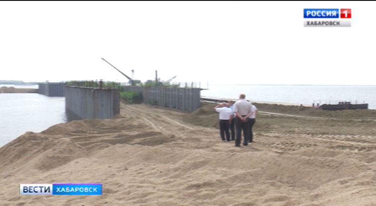 Контроль за достройкой дамбы