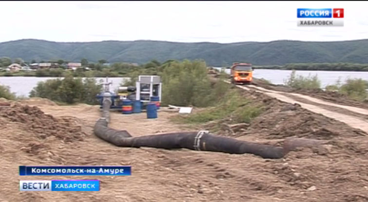 Комсомольск ждет подъем уровня воды