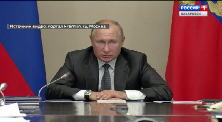 Совещание у В.Путина по ликвидации паводков