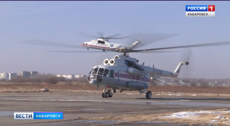 Полеты авиации МЧС России