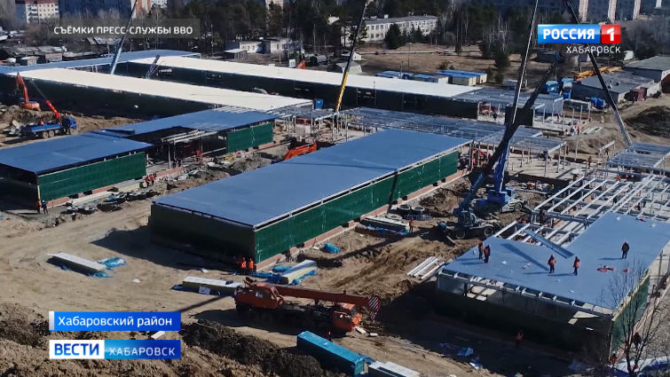 Строительство госпиталя для коронавирусных больных