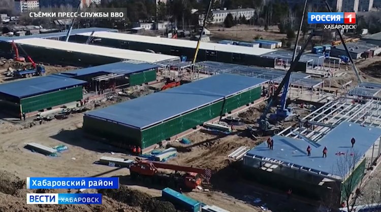Строительство госпиталя- 50%
