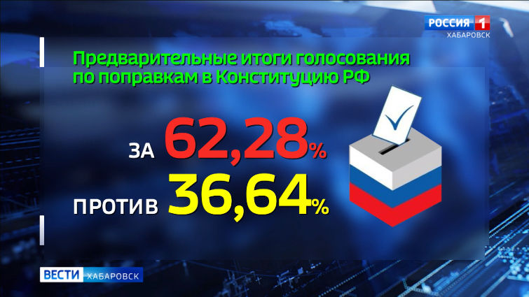 Итоги голосования по поправкам в Конституцию РФ в Хабаровском крае