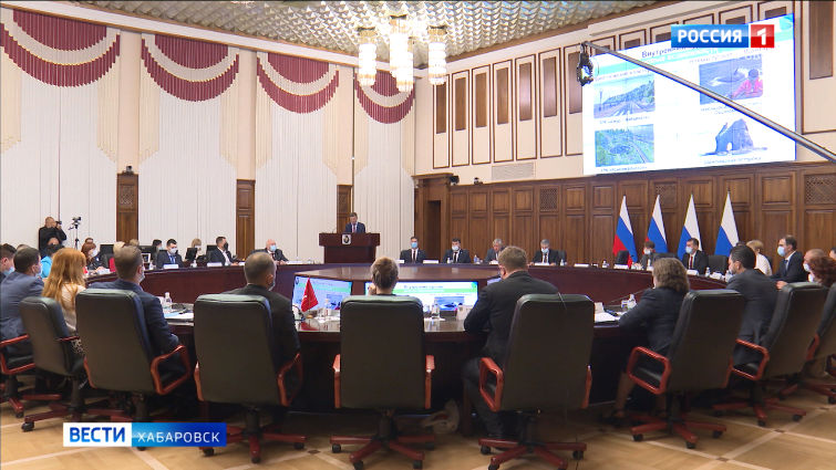 Отчет губернатора перед  депутатами Законодательной думы Хабаровского края