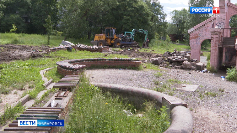 Реконструкция парков в Хабаровске