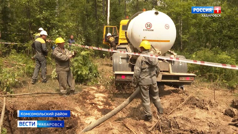 Ликвидация последствий разлива нефти