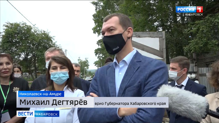 Рабочая поездка врио Губернатора Хабаровского края М. Дегтярёва в Николаевский район