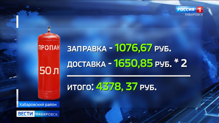 Ситуация с ценами на газ в Хабаровском районе