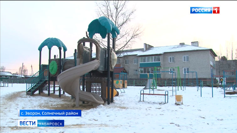 В селе Эворон Солнечного района идет поэтапное восстановление парка