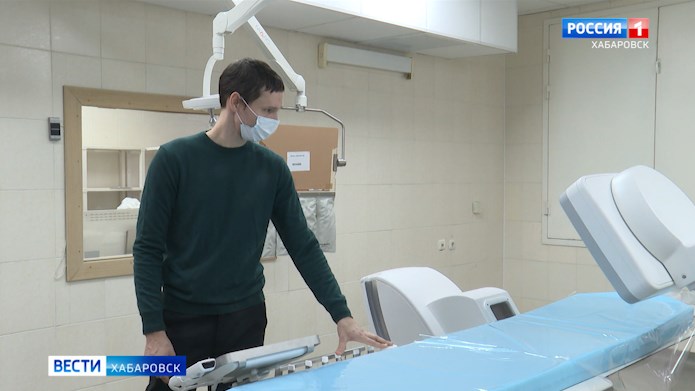 Во второй краевой больнице начался монтаж нового ангиографа