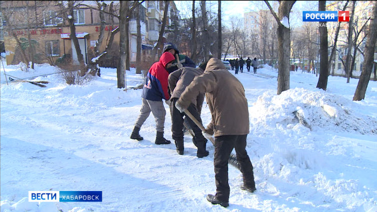 Проверка уборки снега